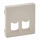 Лицевая панель Legrand Valena Life розетки телефонной RJ-11/Ethernet RJ-45 слоновая кость 755421