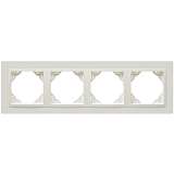 Рамка 4-постовая Efapel Logus 90 Animato лед/лед 90940 TEE