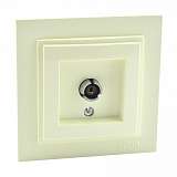Розетка TV концевая Mono Electric Despina экран крем 102-170005-138