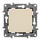 Выключатель кнопочный одноклавишный Legrand Etika 6A 250V слоновая кость 672314 - фото №2