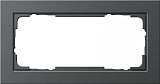 Рамка 2-модульная Gira E2 антрацит 100223