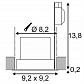 Встраиваемый светодиодный светильник SLV Contone Square 161301 - фото №2