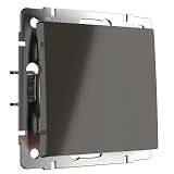 Выключатель одноклавишный Werkel серо-коричневый W1110007 4690389161155