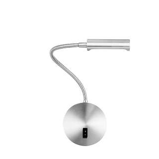 Гибкие бра и подсветки с хромированной поверхностью