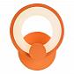 Настенный светильник iLedex Ring A001/1 Orange - фото №2