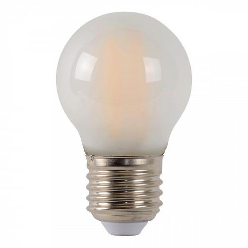 Лампа светодиодная диммируемая Lucide E27 4W 2700K матовая 49021/04/67