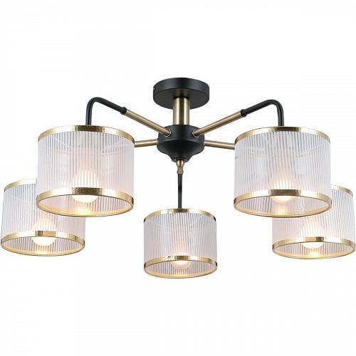Потолочная люстра Illumico IL0337-5CSQ-79 BK AB