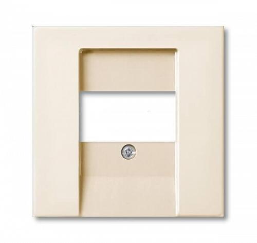 Лицевая панель ABB Basic55 розетки информационной chalet-белый 2CKA001724A4318