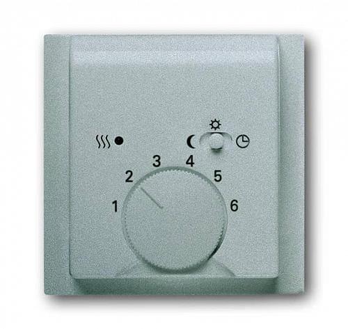 Лицевая панель ABB Impuls терморегулятора серебристо-алюминиевый 2CKA001710A3747