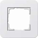 Рамка 1-постовая Gira E3 белый глянцевый 0211410