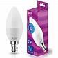 Лампа светодиодная REV C37 Е14 7W 6500K холодный свет свеча 32508 6 - фото №1