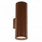 Уличный настенный светильник Ideal Lux Gun AP2 Small Coffee 163635 - фото №1