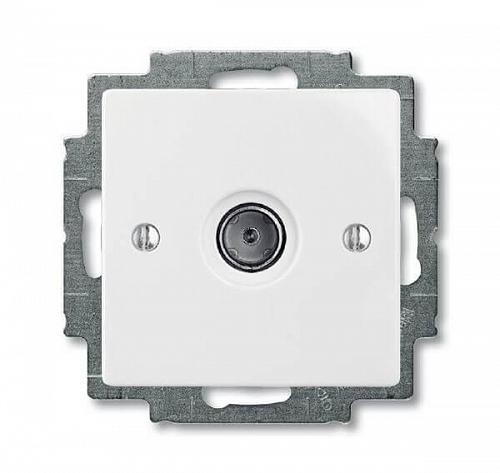 Розетка TV Basic55 альпийский белый 2CKA001724A4276