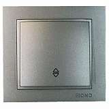 Выключатель одноклавишный Mono Electric Despina IP20 10A 250V антрацит 102-242425-109