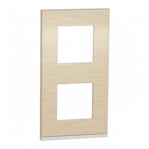 Рамка 2-постовая Schneider Electric Unica New NU6004V83