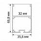 Профиль алюминиевый накладной Feron CAB267 10378 - фото №3
