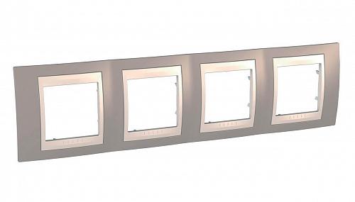 Рамка 4-постовая Schneider Electric Unica Хамелеон MGU6.008.574