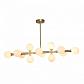 Подвесная люстра iLamp Golden 712P/12 GL-WH - фото №1