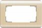 Рамка для двойной розетки Werkel Stream шампань WL12-Frame-01-DBL 4690389131332 - фото №1