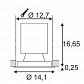 Светильник встраиваемый NEW TRIA LED DISK 4000K 60° серебристый 113574 - фото №2
