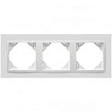 Рамка 3-постовая Efapel Logus 90 Animato белый/белый 90930 TBB
