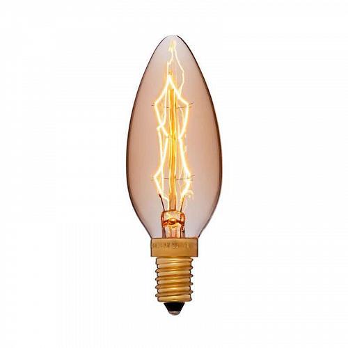 Лампа накаливания E14 40W золотая 052-085