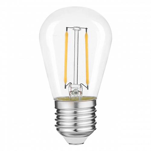 Лампа светодиодная филаментная Thomson E27 2W 4500K прямосторонняя трубчатая прозрачная TH-B2375