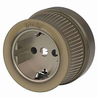 Розетки бронзового цвета