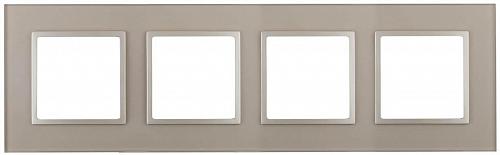 Рамка 4-постовая ЭРА Elegance 14-5104-04 Б0034527