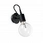 Бра Ideal Lux Edison AP1 Nero 148908 - фото №1
