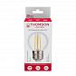 Лампа светодиодная филаментная Thomson E27 11W 6500K шар прозрачная TH-B2340 - фото №4