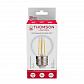 Лампа светодиодная филаментная Thomson E27 9W 6500K шар прозрачная TH-B2339 - фото №4