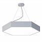 Подвесной светодиодный cветильник Geometria ЭРА Hexagon SPO-121-W-40K-038 38Вт 4000К белый Б0050550 - фото №1