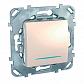Выключатель одноклавишный кнопочный с подсветкой Schneider Electric Unica MGU5.206.25NZD - фото №1