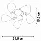 Потолочная люстра Vitaluce V3886-9/5PL - фото №2