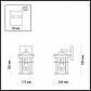 Уличный настенный светильник Odeon Light Nature Virta 4044/1W - фото №2
