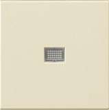 Лицевая панель Gira System 55 выключателя одноклавишного с подсветкой кремовый глянцевый 029801