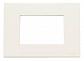 Рамка 3-модульная ABB Zenit итальянский стандарт альпийский белый 2CLA247300N1101 - фото №1