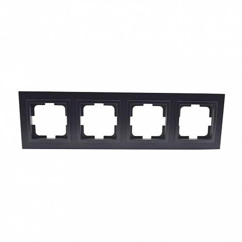 Рамка 4-постовая Mono Electric Despina графит 102-200000-163