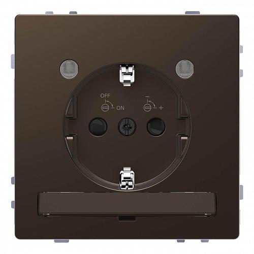 Розетка Schneider Electric Merten D-Life 16A с/з и LED модулем MTN2304-6052