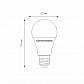 Лампа светодиодная Elektrostandard E27 17W 6500K матовая a052538 - фото №2