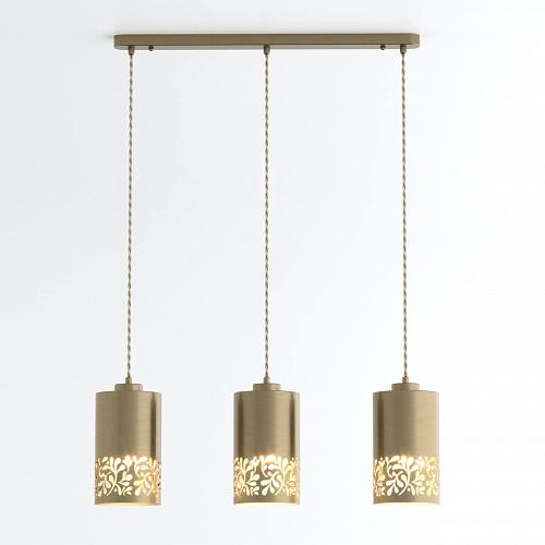 Подвесной светильник Eurosvet 50071/3 античная бронза