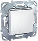 Переключатель одноклавишный перекрестный Schneider Electric Unica 10AX 250V MGU5.205.18ZD - фото №1