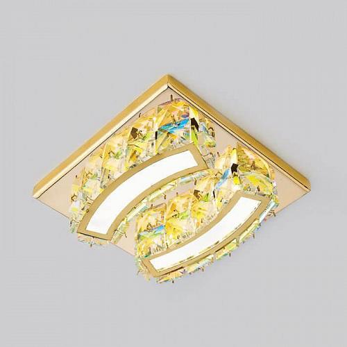 Встраиваемый светодиодный светильник Ambrella light LED S70 PR/G 4W 4200K LED