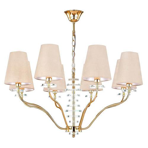 Подвесная люстра Crystal Lux ARMANDO SP8 GOLD