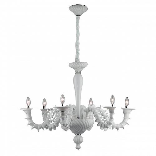 Подвесная люстра Ideal Lux Ca Rezzonico SP6 Bianco 007717