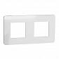 Рамка 2-постовая Schneider Electric Unica New NU280455 - фото №1