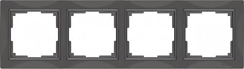 Рамка Werkel Snabb Basic на 4 поста серо-коричневый WL03-Frame-04 4690389099069
