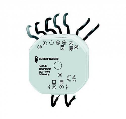 Реле разделительное ABB BJE для управления жалюзи 6411 U, 6411 U/S и 6454 U-10x 2CKA006410A0395