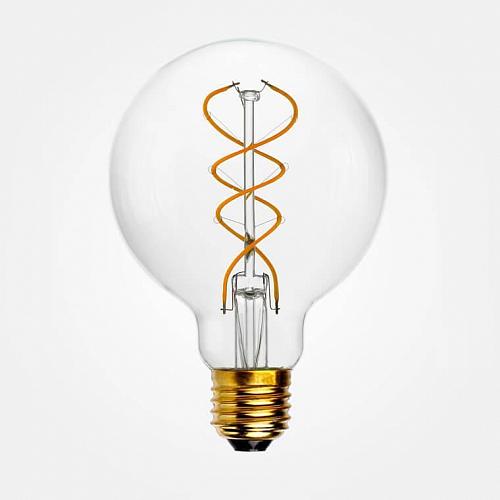 Лампа светодиодная филаментная E27 5W прозрачная 056-939